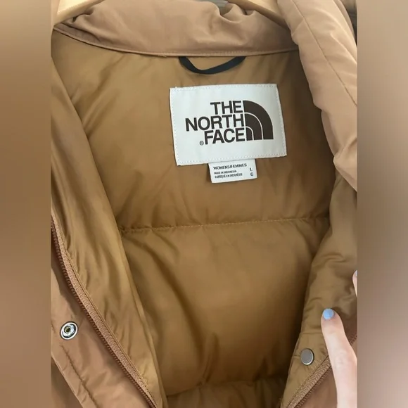 The North Face Down Sierra Hooded Parka coat 600 series sz large - Picture 4 of 5